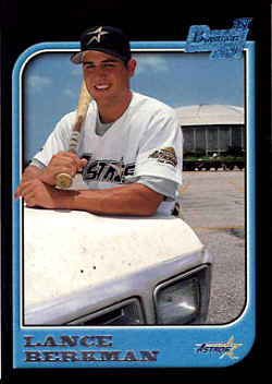 1999 Topps Lance Berkman/Gabe Kapler/Mike Frank Rookie Prospects Baseball  Astros